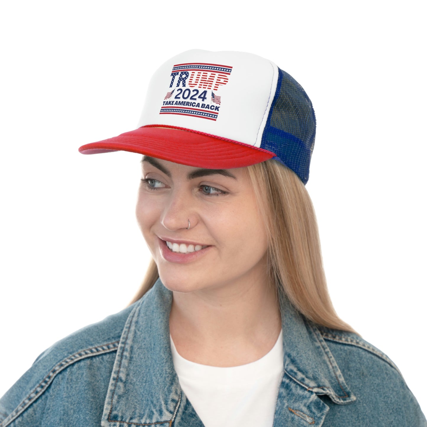 Trump 2024 Take America Back Trucker Hat Cap