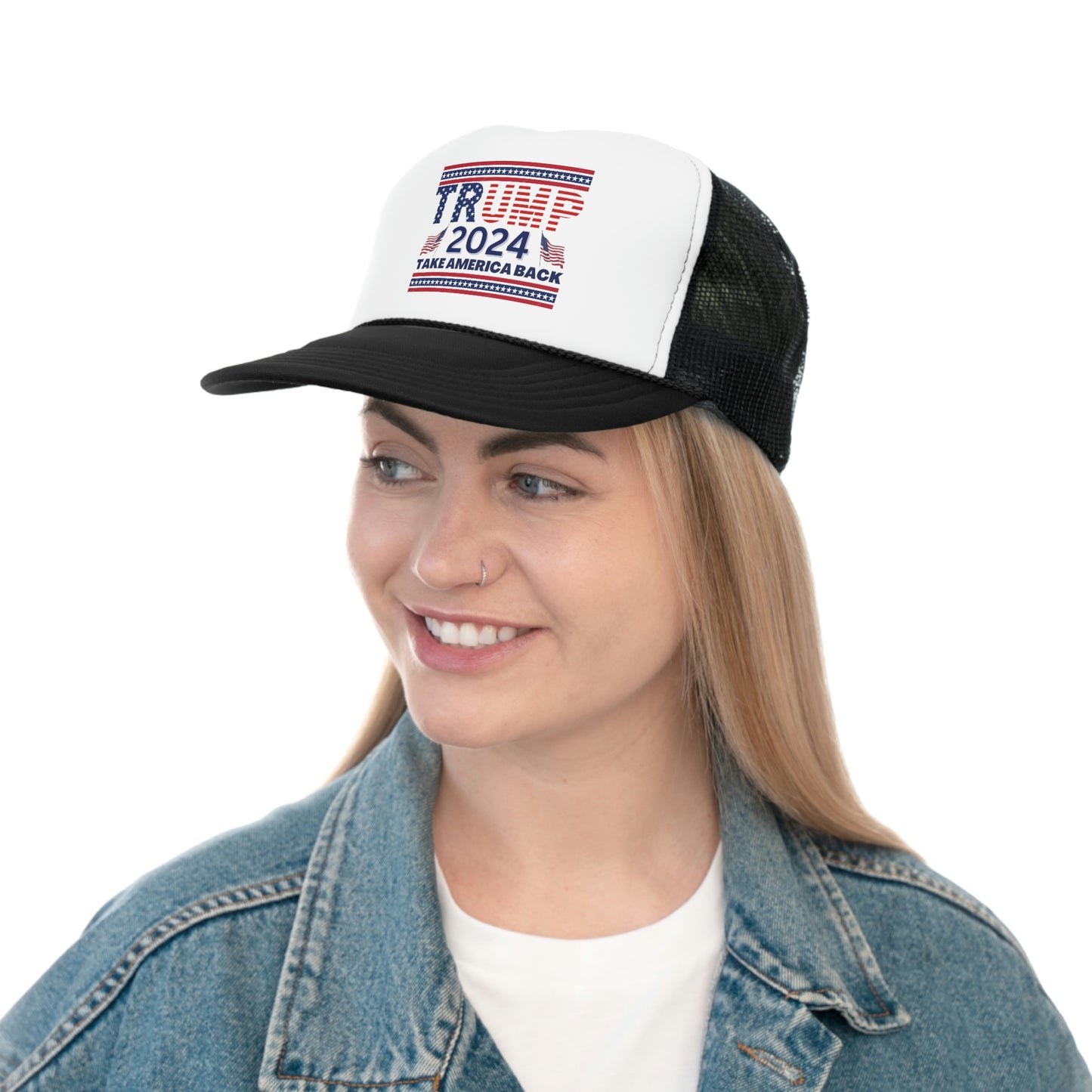 Trump 2024 Take America Back Trucker Hat Cap