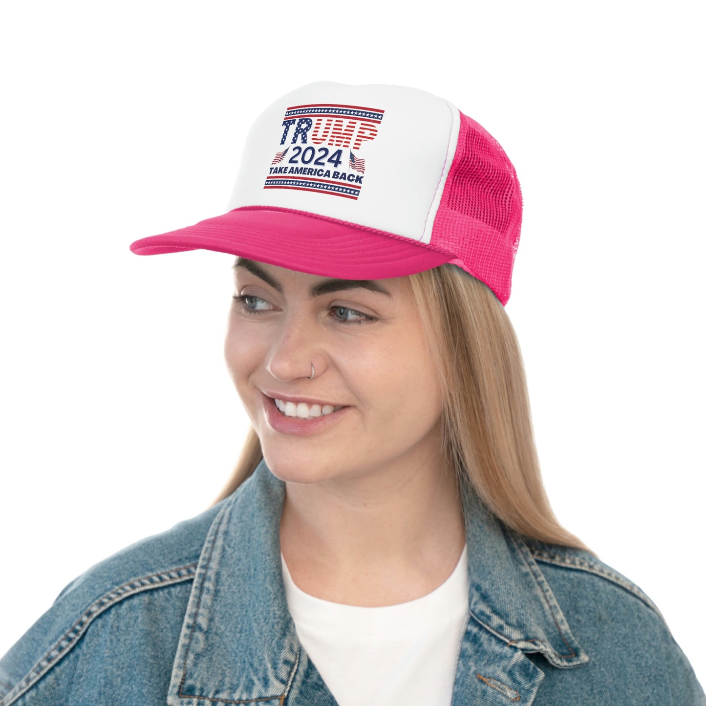 Trump 2024 Take America Back Trucker Hat Cap