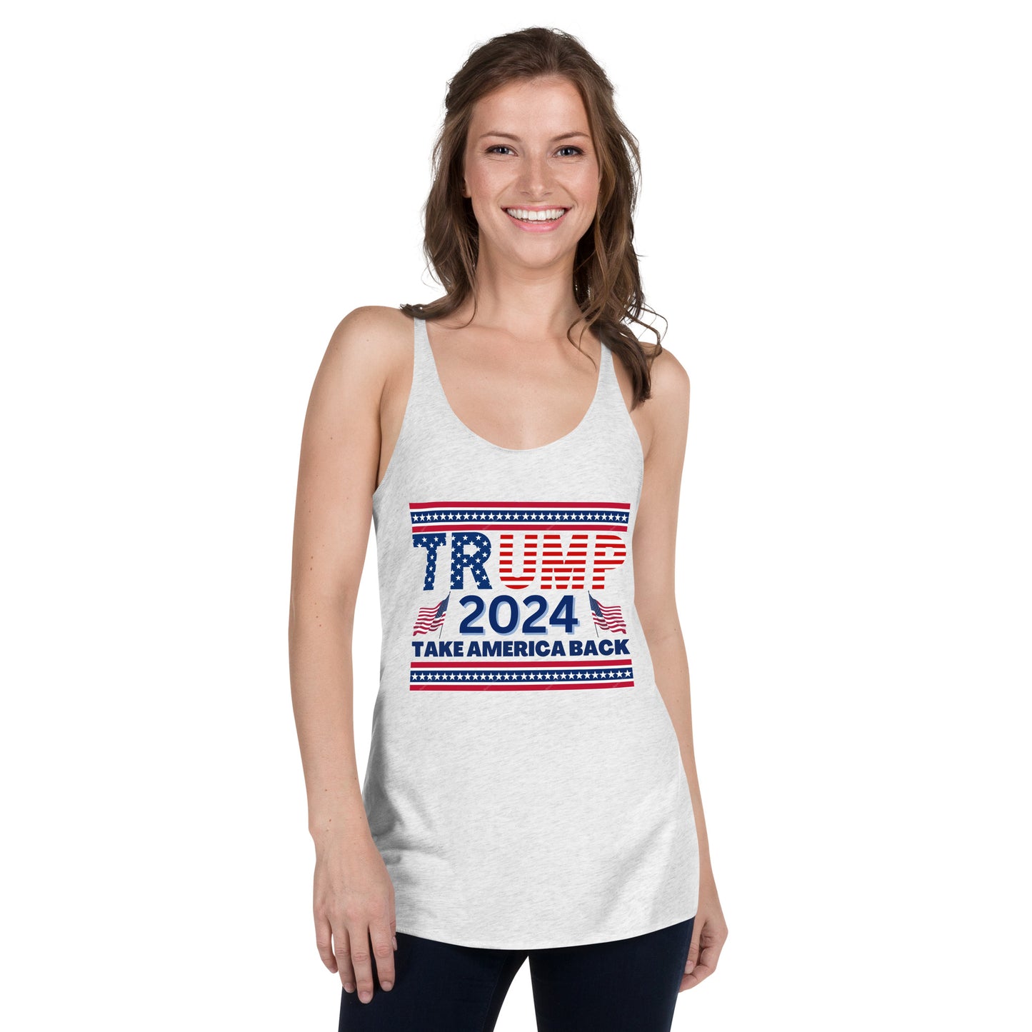 Women's Tank Trump 2024 Take America Back Shirt