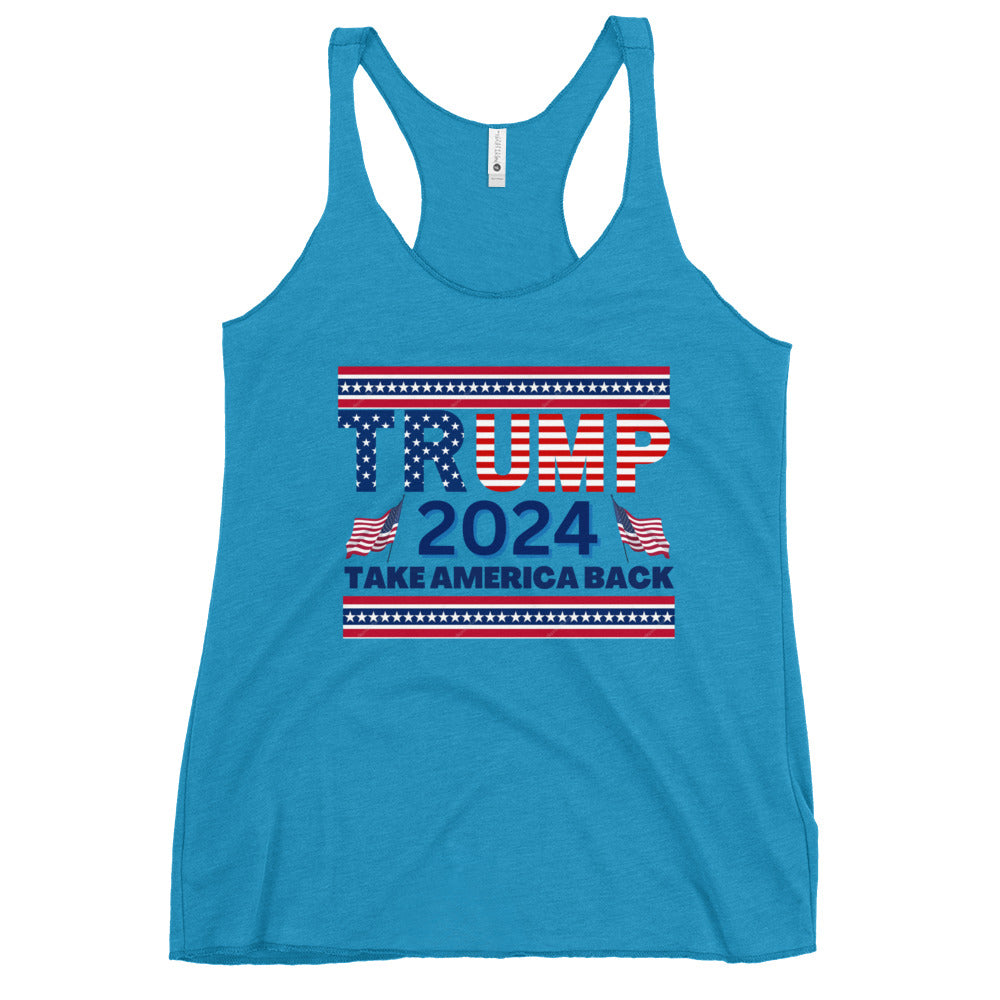 Women's Tank Trump 2024 Take America Back Shirt